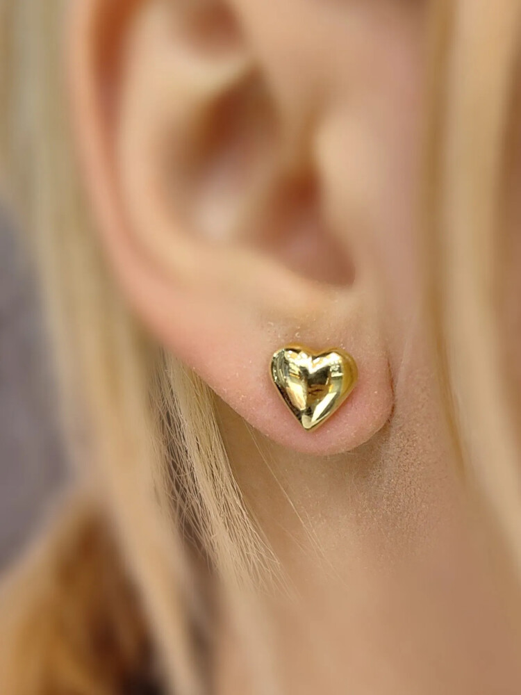 VİDALI ALTIN KÜPE KUP01317 - Nasip Kuyumcu