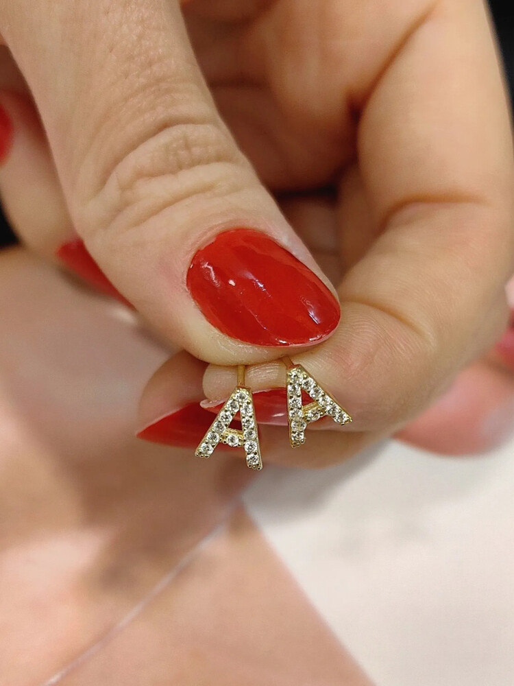 VİDALI ALTIN KÜPE KÜP00101 - Nasip Kuyumcu