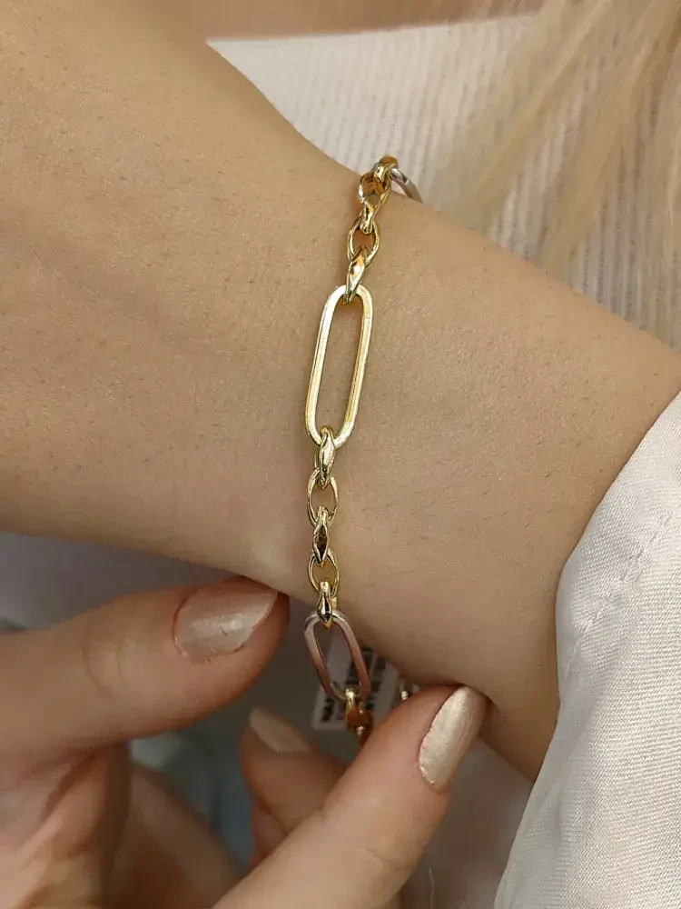 ZİNCİR ALTIN BİLEKLİK KNY00760 - Nasip Kuyumcu