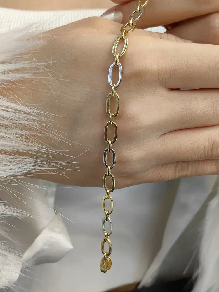 ZİNCİR ALTIN BİLEKLİK KNY00955 - Nasip Kuyumcu