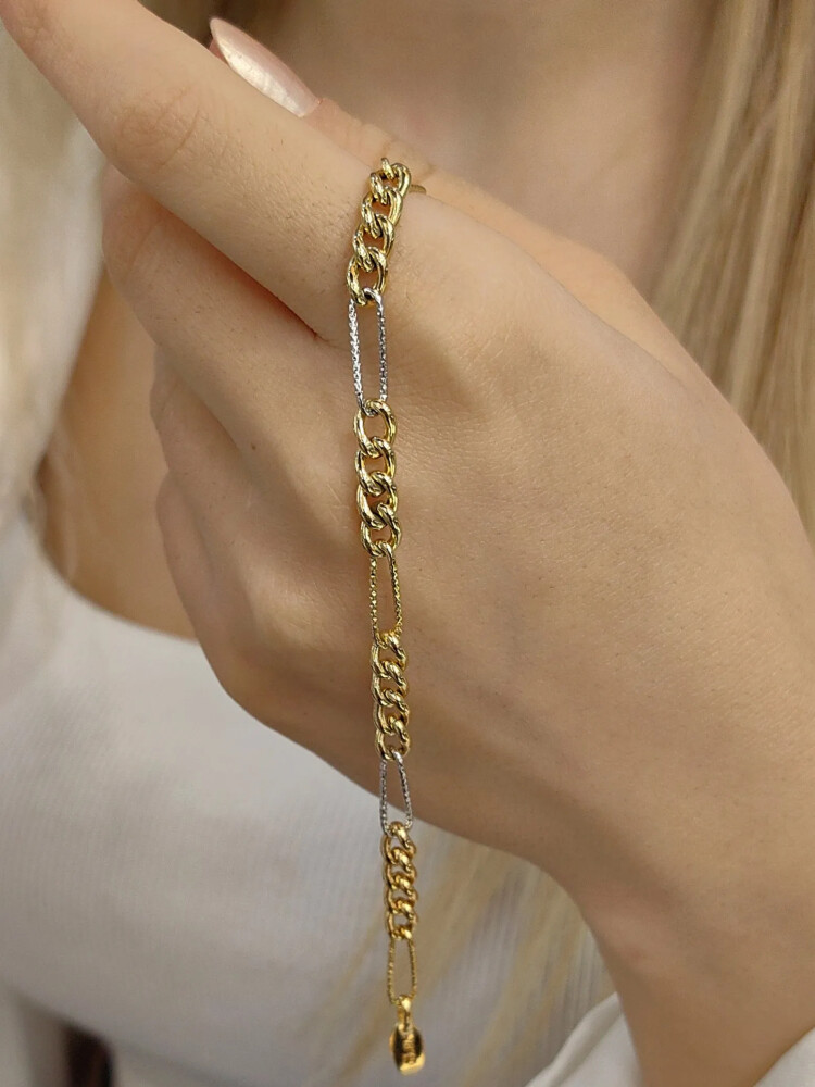 ZİNCİR ALTIN BİLEKLİK KNY00956 - Nasip Kuyumcu