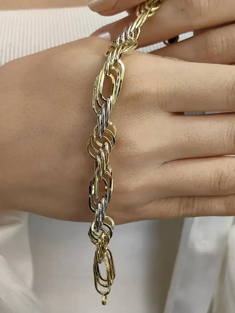 ZİNCİR ALTIN BİLEKLİK KNY01292 - Nasip Kuyumcu