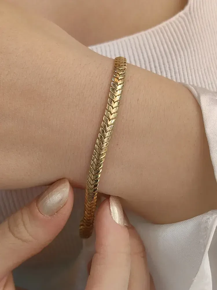 ZİNCİR ALTIN BİLEKLİK KNY00042 - Nasip Kuyumcu