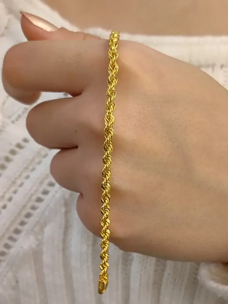 ZİNCİR ALTIN BİLEKLİK KNY01080 - Nasip Kuyumcu