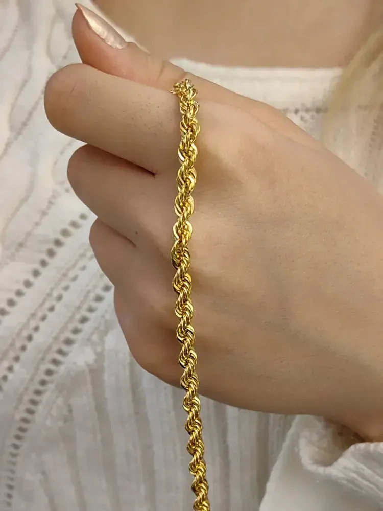 ZİNCİR ALTIN BİLEKLİK KNY01189 - Nasip Kuyumcu