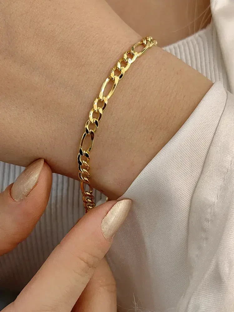 ZİNCİR ALTIN BİLEKLİK KNY01253 - Nasip Kuyumcu