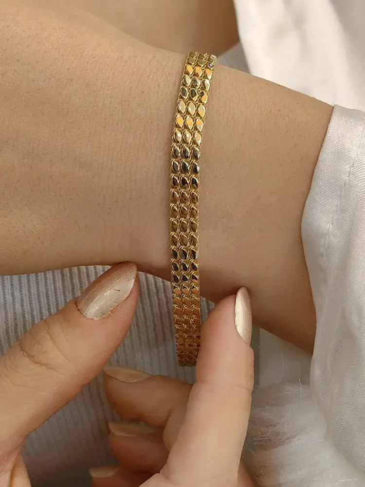 ZİNCİR ALTIN BİLEKLİK KNY00941 - Nasip Kuyumcu