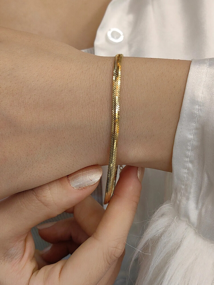 ZİNCİR ALTIN BİLEKLİK KNY00835 - Nasip Kuyumcu