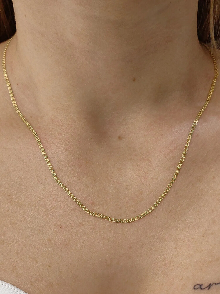 ZİNCİR ALTIN KOLYE 14 AYAR ZNC001122 - Nasip Kuyumcu