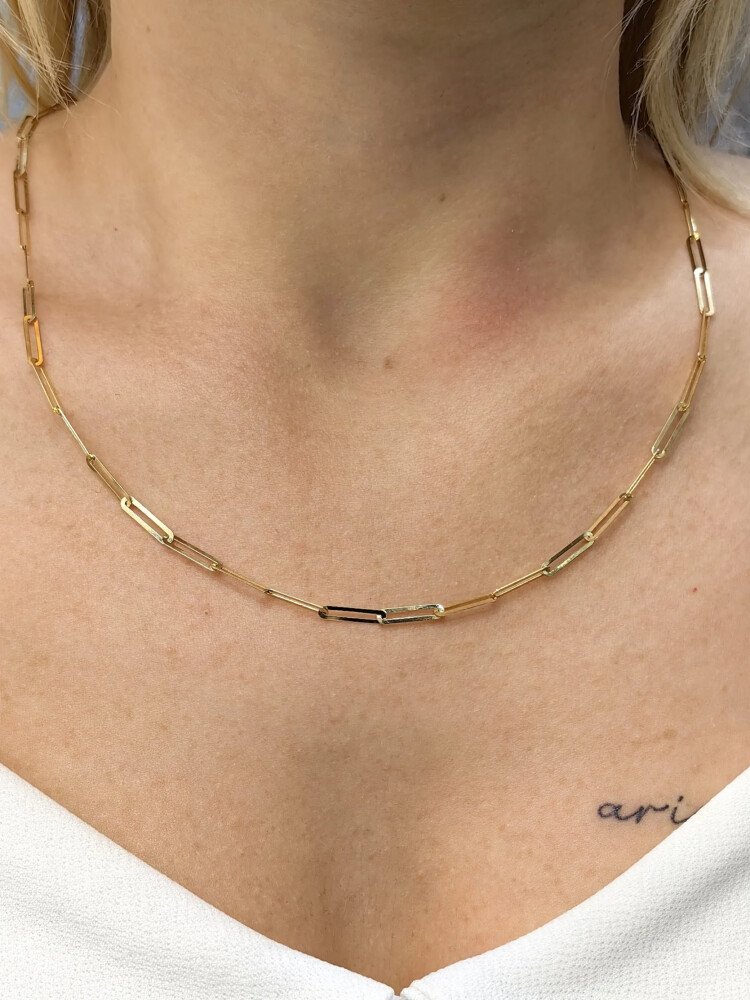 ZİNCİR ALTIN KOLYE 14 AYAR ZNC00586 - Nasip Kuyumcu